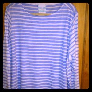 Adorable NWT J Jill striped tunic shirt 3X